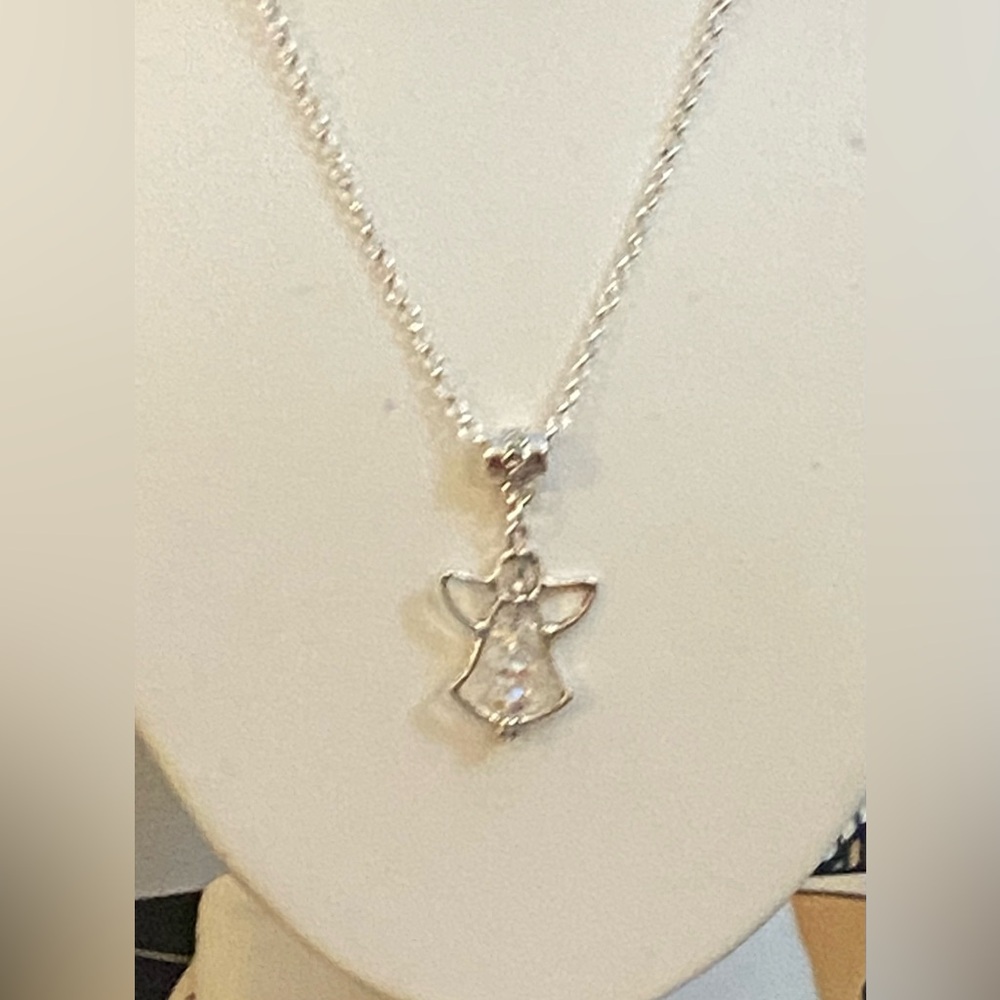 NEW Swarovski crystal Angel necklace